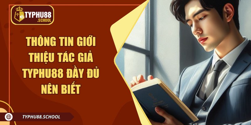 Thông tin giới thiệu tác giả Typhu88 đầy đủ nên biết